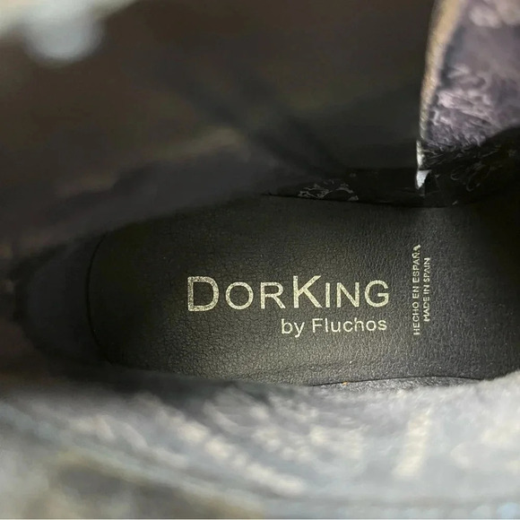 DORKING BY FLUCHOS | BRISDA SNAKE LACE PRINT HEEL BOOTS - Picture 12 of 14